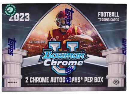 2023 Bowman Chrome University Football Breaker's Delight Box