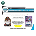 2023 Bowman Chrome University Football Breaker's Delight Box - Image 2