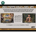 2024 Topps Gold Label UFC Hobby Box - Image 2
