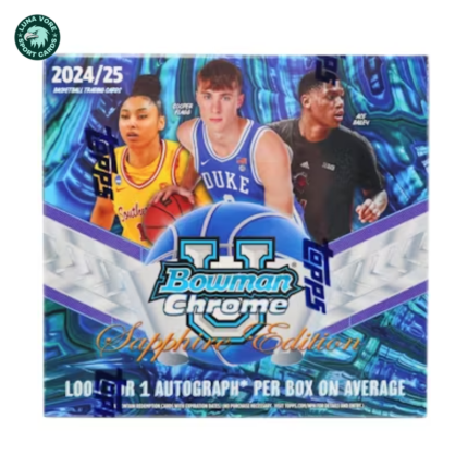 2024/25 Bowman Chrome University Basketball Sapphire Edition Box