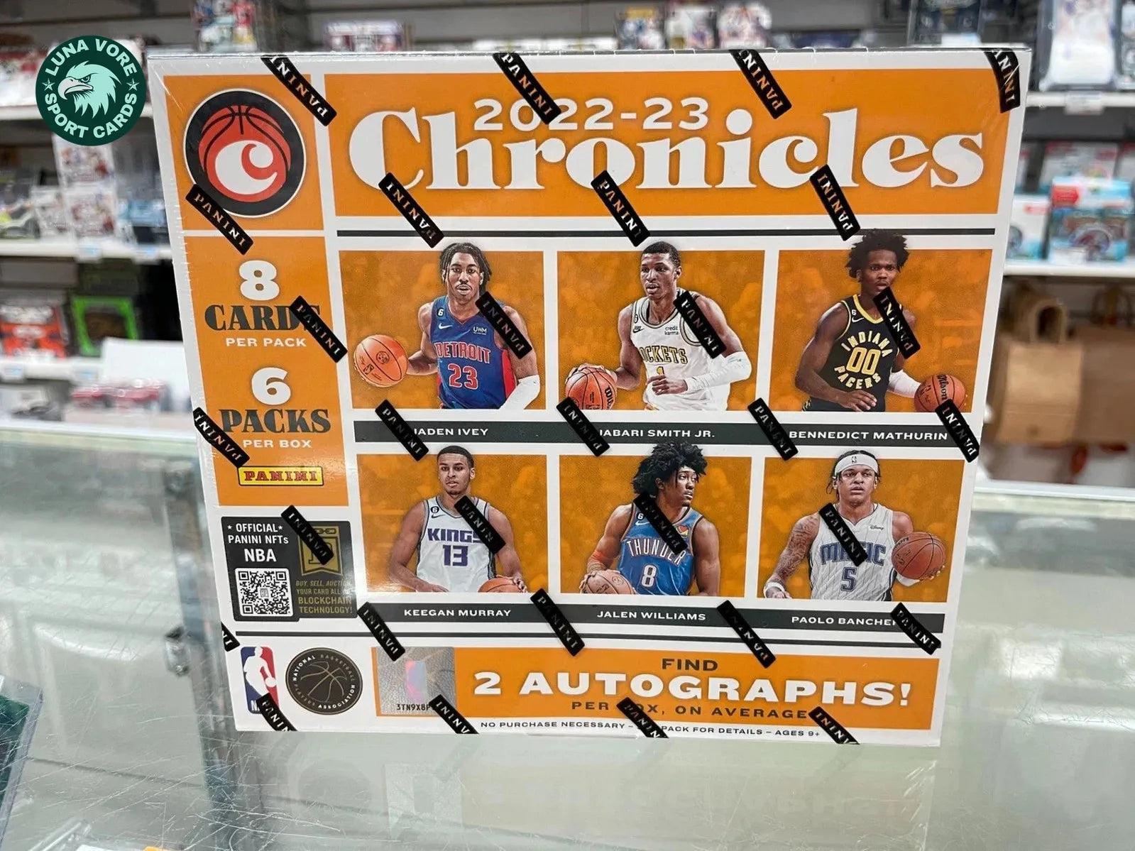 s-l1600_34 2022-23 Panini Chronicles Basketball HOBBY BOX 2 Autographs Factory Sealed F/S - Image 1