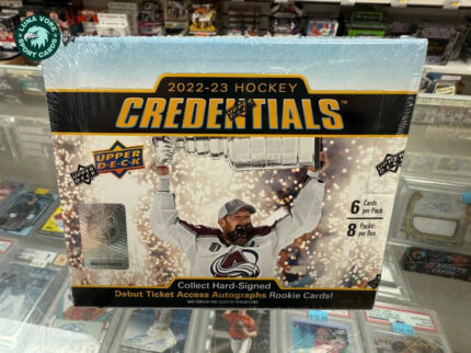 2022-23 Upper Deck Credentials Hockey HOBBY BOX Look for Auto Factory Sealed