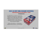 2025-26 Upper Deck New York Rangers Centennial Hockey Hobby 16-Box Case - Image 3