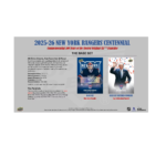 2025-26 Upper Deck New York Rangers Centennial Hockey Hobby Box - Image 4