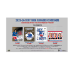 2025-26 Upper Deck New York Rangers Centennial Hockey Hobby Box - Image 5