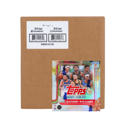 2025-26 Topps Holiday Basketball Mega 20-Box Case