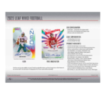 2025 Leaf Vivid Football Hobby Jumbo Box - Image 7