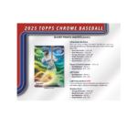 2025 Topps Chrome Baseball Jumbo Hobby Box - Image 8