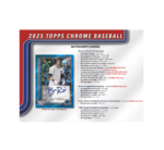 2025 Topps Chrome Baseball Jumbo Hobby Box - Image 10