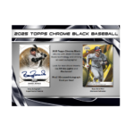 2025 Topps Chrome Black Baseball Hobby Box - Image 2