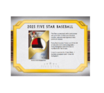 2025 Topps Five Star Baseball Hobby 3-Box Case - Image 4