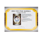2025 Topps Five Star Baseball Hobby 3-Box Case - Image 6