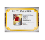 2025 Topps Five Star Baseball Hobby 3-Box Case - Image 7