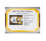 2025 Topps Five Star Baseball Hobby 3-Box Case - Image 11