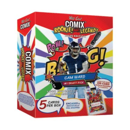 2025 Wild Card Alumination Comix Rookie & Legend Football Hobby 12-Box Case