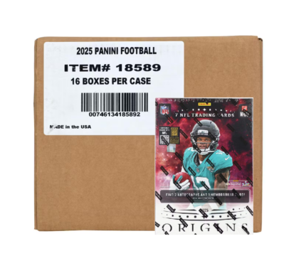 2025 Panini Origins Football Hobby 16-Box Case