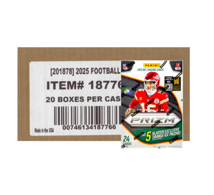 2025 Panini Prizm Football Hobby Blaster 20-Box Case (Orange Ice Prizms!)