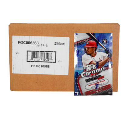 2025 Topps Chrome Update Series Baseball Hobby 12-Box Case