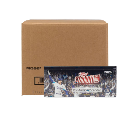 2025 Topps Stadium Club Baseball Hobby 16-Box Case