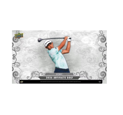 2026 Upper Deck Artifacts Golf Hobby 20-Box Case
