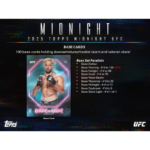 2025 Topps Midnight UFC Hobby Box - Image 3