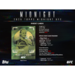 2025 Topps Midnight UFC Hobby Box - Image 4
