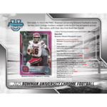 2025 Bowman University Chrome Football Hobby 12 Box Case - Image 2