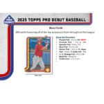 2025 Topps Pro Debut Baseball Jumbo Hobby Box - Image 3