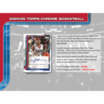 2025/26 Topps Chrome Basketball Jumbo Box - Image 2