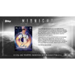 2025/26 Topps Midnight Basketball Hobby Box - Image 2