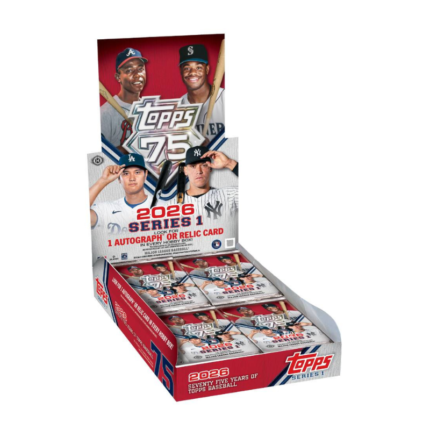 2026 Topps Series 1 Baseball Hobby 12 Box Case