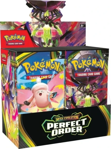 Pokemon Mega Evolution Perfect Order Booster Box Sealed ships 4-24