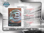 2025 Bowman University Chrome Football Hobby Jumbo Box - Image 5