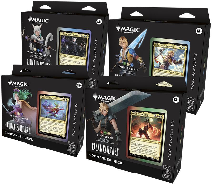 618907_in_1000x1000_2736796a-9486-4e1b-82da-a01e04c7124a-1 Magic the Gathering Final Fantasy Commander 4 Deck Display Case - Image 1