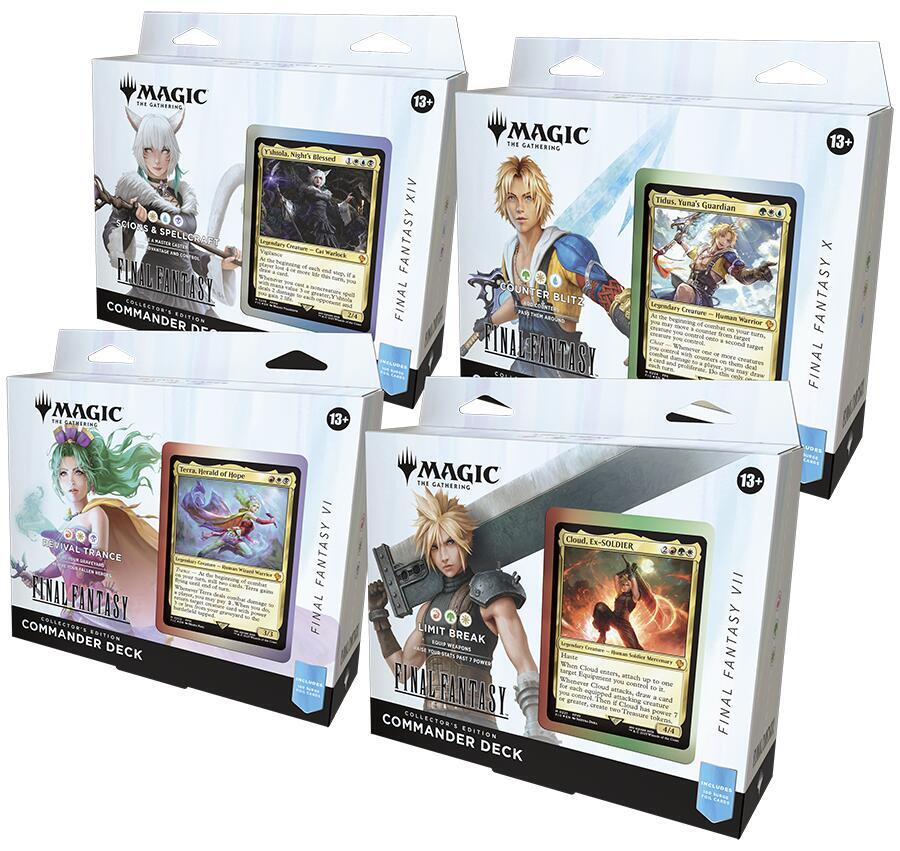 618912_in_1000x1000_65cc84c2-4151-49c8-bf56-d45997066069 Magic the Gathering Final Fantasy Commander Collector 4 Deck Display Case - Image 1