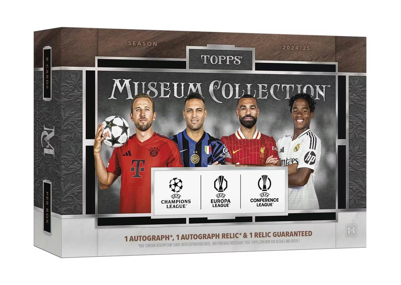924521_box 2024-25 Topps Museum Collection UEFA Club Competitions Soccer Hobby Box - Image 1