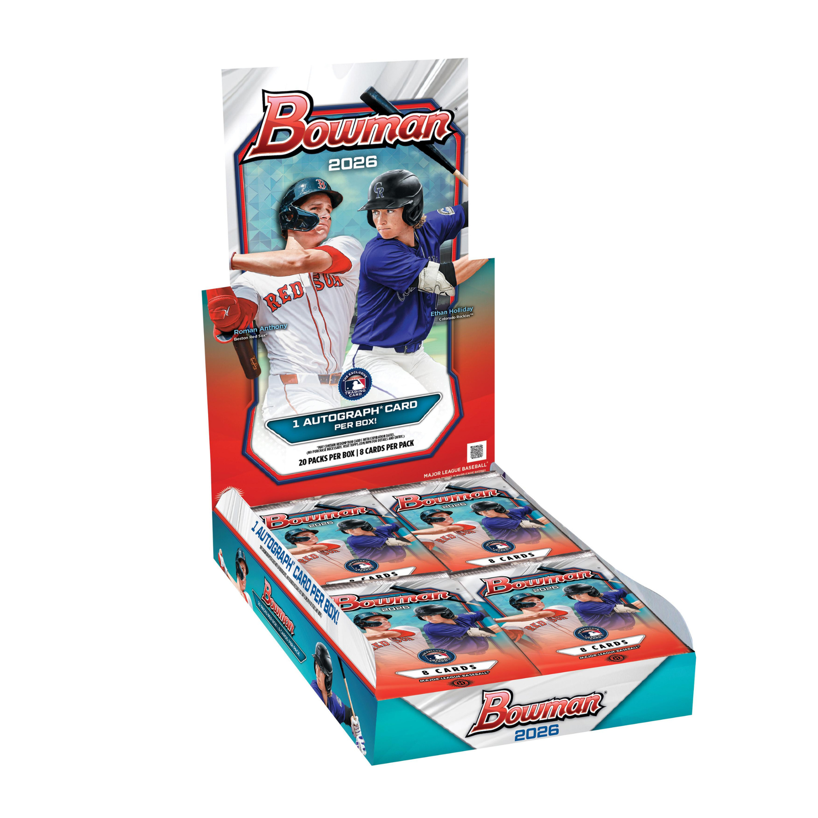 Bowman_BB_Hobby_cropped 2026 Bowman Baseball Hobby Box - Image 1