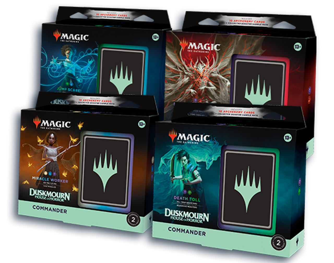 DSK-003_JAHQULAJA_Commander_1-4_EN__62837 Magic the Gathering Duskmourn: House of Horror Commander 4-Deck Case - Image 1