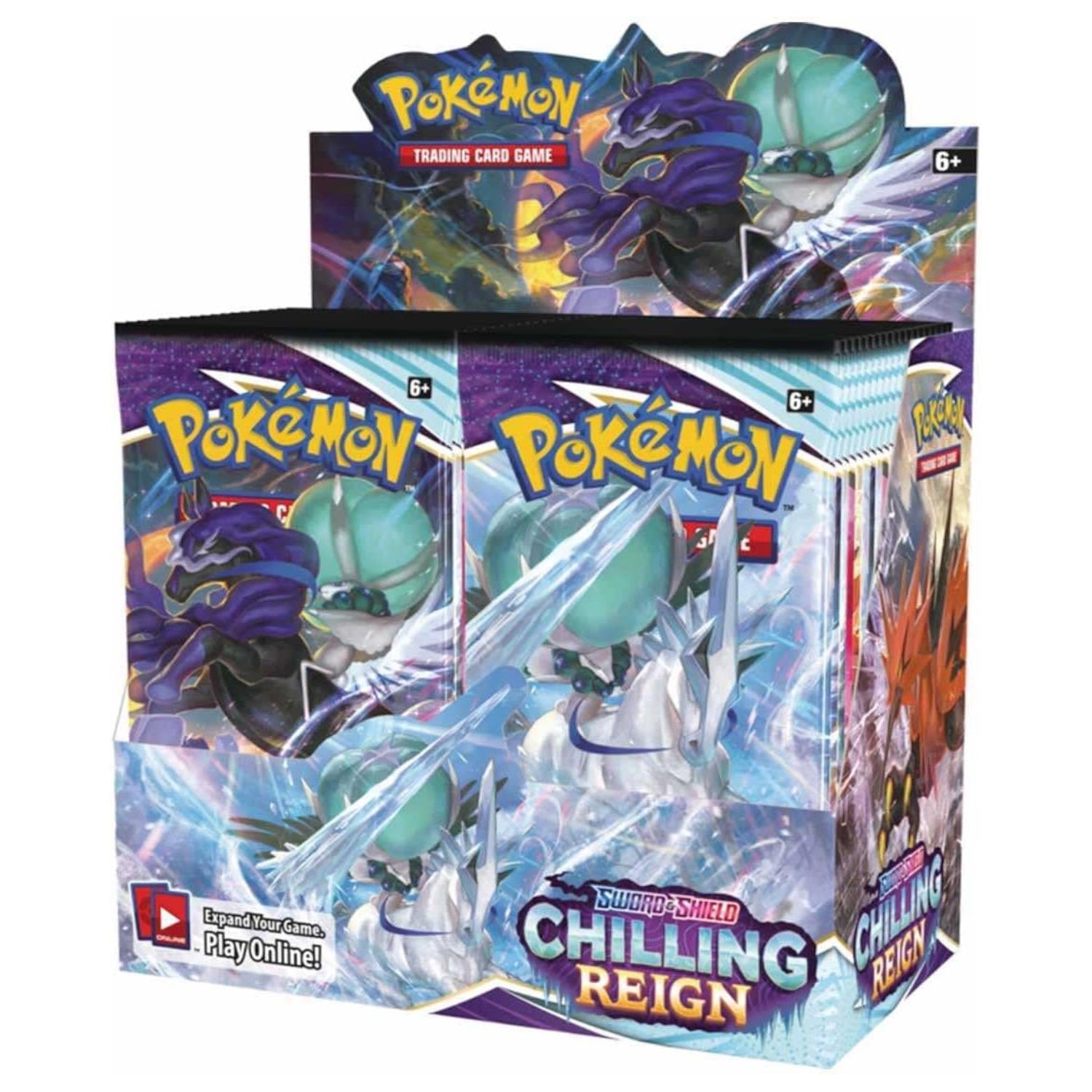 Pokemon-Sword-and-Shield-Chilling-Reign-Booster-Box-Cover Pokemon TCG: Sword & Shield Chilling Reign Booster Box - 36 Packs - Image 1