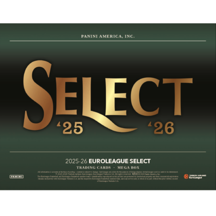 2025-26 Panini Select EuroLeague Basketball Hobby Mega 20-Box Case