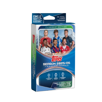 2025/26 Topps UEFA Club Competitions Soccer Hanger 64-Box Case