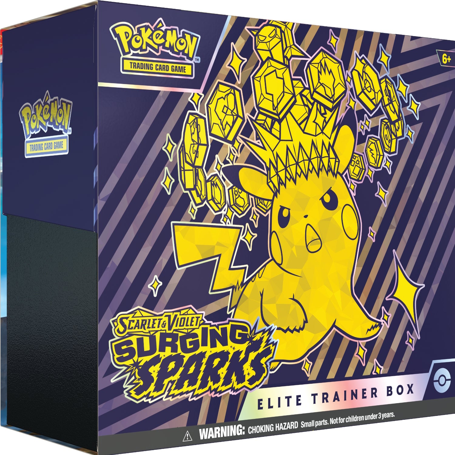pokemon-tcg-scarlet-and-violet-surging-sparks-elite-trainer-box-box-cover Pokemon TCG: Scarlet & Violet - Surging Sparks Elite Trainer Box - Image 1