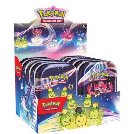 Pokemon TCG: Scarlet & Violet Paldean Fates Mini Tin Full Display Box - 10 Tins