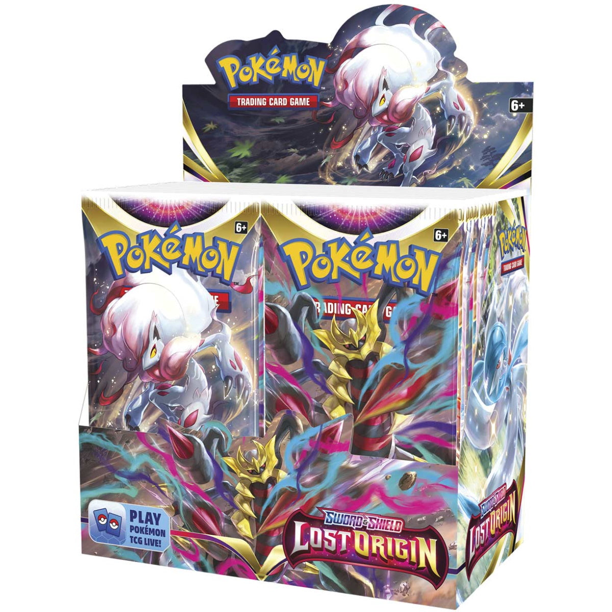 pokemontcgswordandshieldlostoriginboosterdisplaybox36packstradingcardgameboxcover_cbb7cb5d-7e3a-4363-959b-f7c48df04cba Pokemon TCG: Sword & Shield - Lost Origin Booster Box - 36 Packs - Image 1