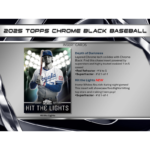 2025 Topps Chrome Black Baseball Hobby Box - Image 5