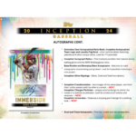 2024 Topps Inception Baseball Hobby Box - Image 4
