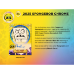 2025 Topps Chrome Spongebob 25th Anniversary Hobby 12 Box Case - Image 2