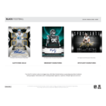 2025 Panini Black Football Hobby 12 Box Case - Image 4