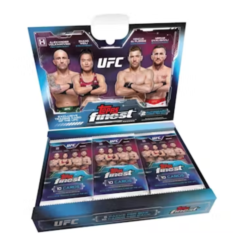 resizingforshopify-2025-10-30T155252.981-1 2025 Topps Finest UFC Hobby 8 Box Case - Image 1
