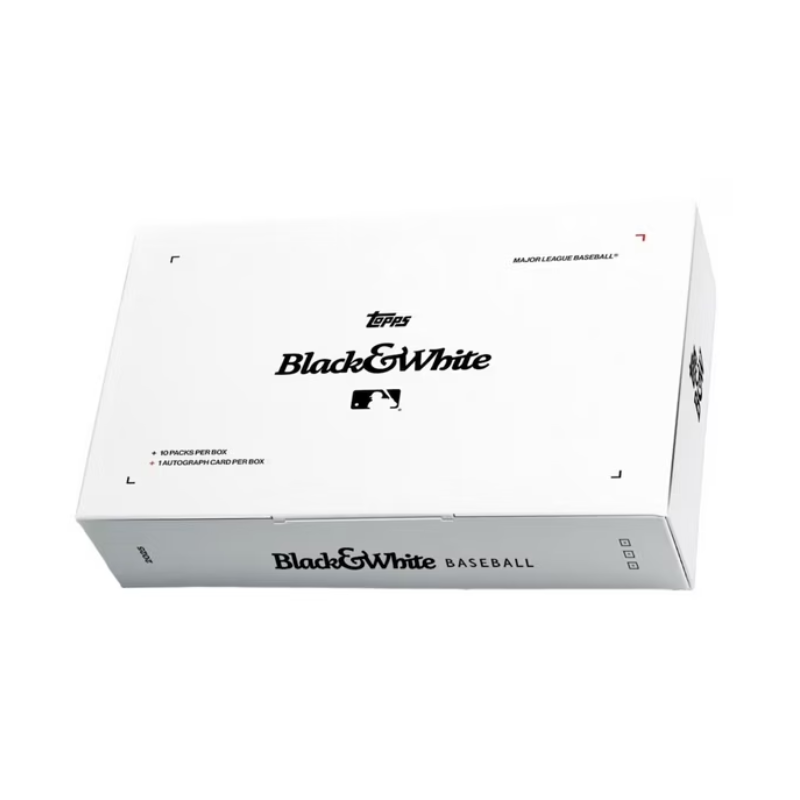 resizingforshopify-2026-01-13T122215.477 2025 Topps Black & White Baseball Collector Box - Image 1